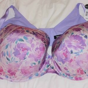 Torrid Lavender Floral Bra